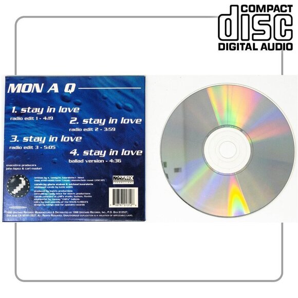 MON A Q - Stay in Love - Music CD Single - Picture 2 of 2